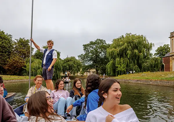 Bootsfahrt in Cambridge